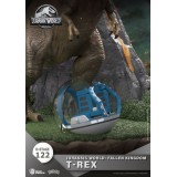 D-STAGE JURASSIC WORLD FALLEN KINGDOM T-REX STATUA FIGURE DIORAMA BEAST KINGDOM
