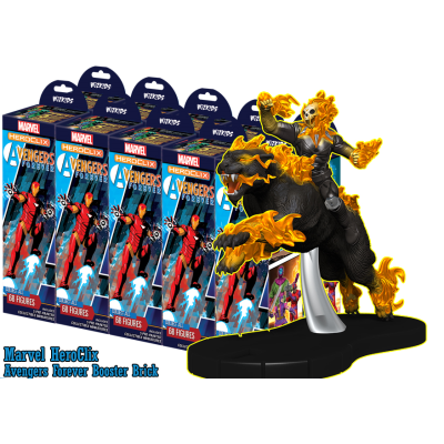 MARVEL HEROCLIX AVENGERS FOREVER 10X BOOSTER BRICK WIZKIDS