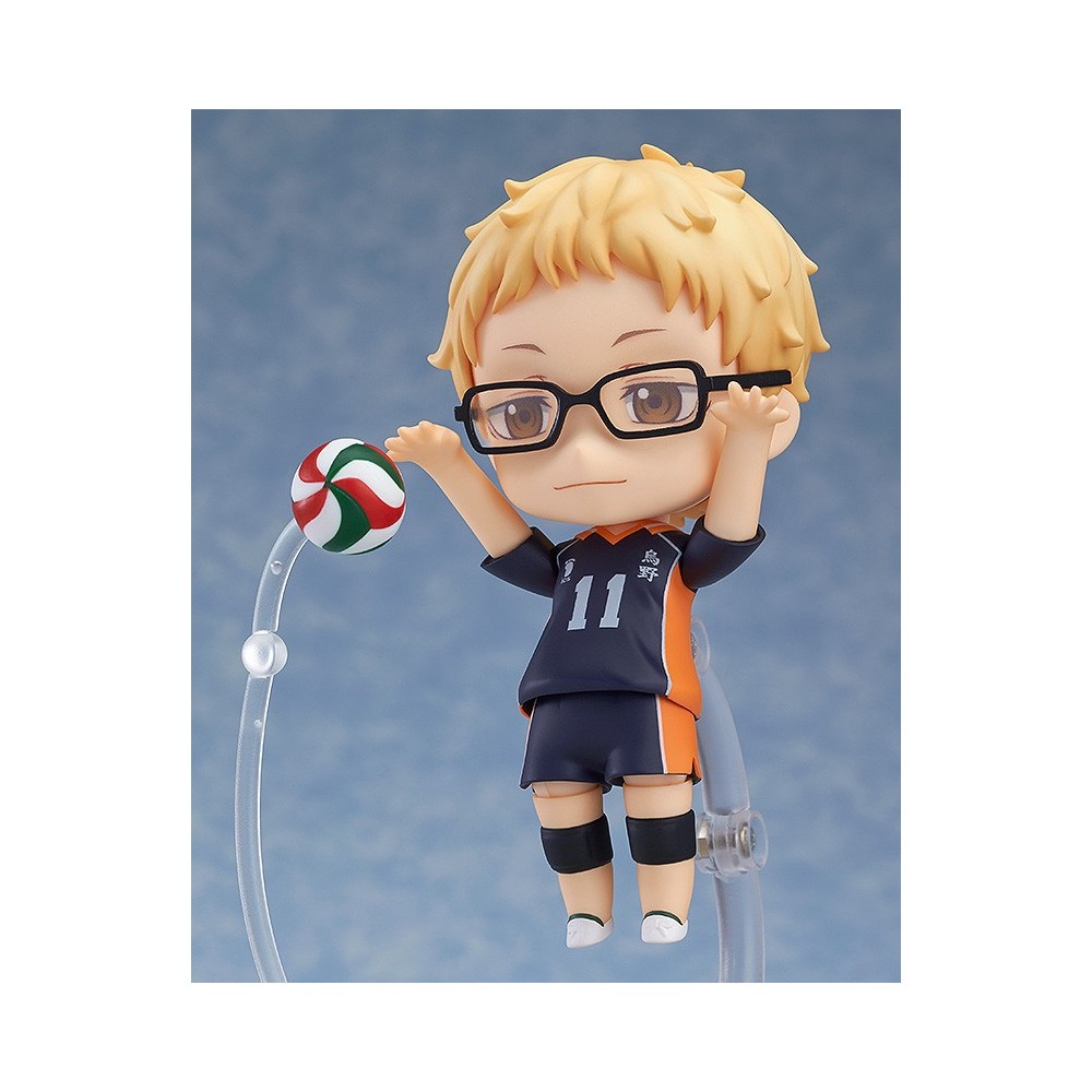 HAIKYU KEI TSUKISHIMA NENDOROID ACTION FIGURE ORANGE ROUGE