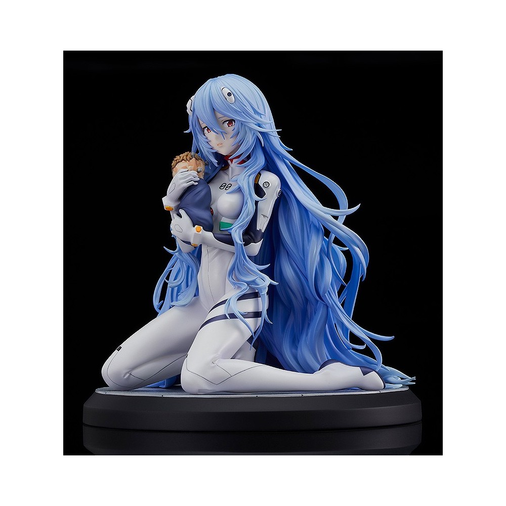GOOD SMILE COMPANY REBUILD OF EVANGELION REI AYANAMI LONG HAIR STATUE FIGURE