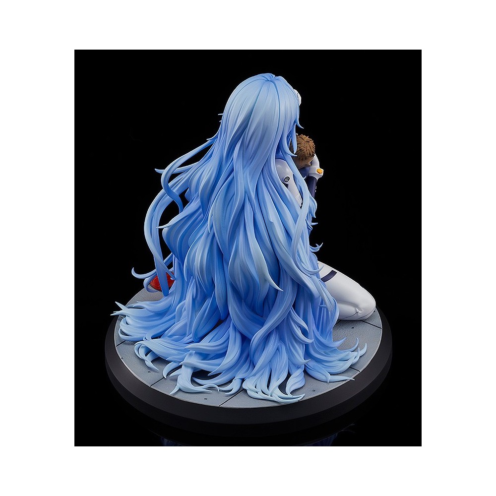 GOOD SMILE COMPANY REBUILD OF EVANGELION REI AYANAMI LONG HAIR STATUE FIGURE