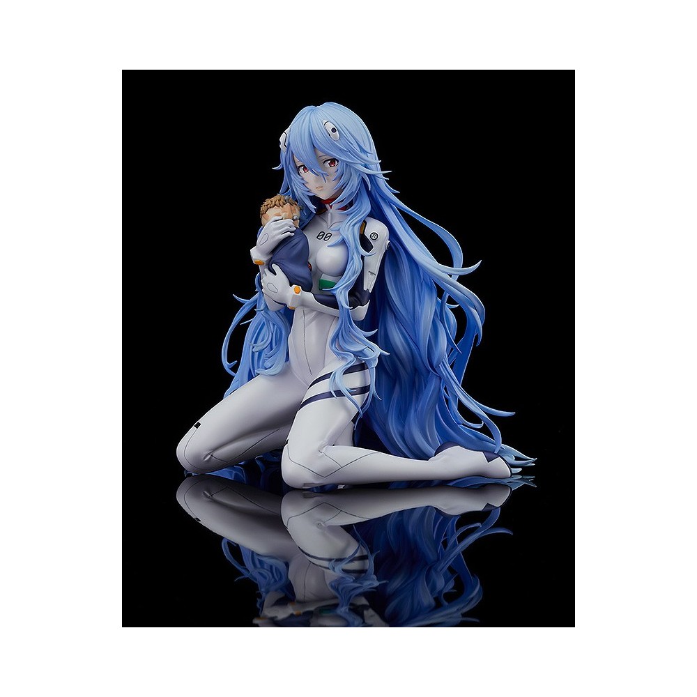 GOOD SMILE COMPANY REBUILD OF EVANGELION REI AYANAMI LONG HAIR STATUE FIGURE