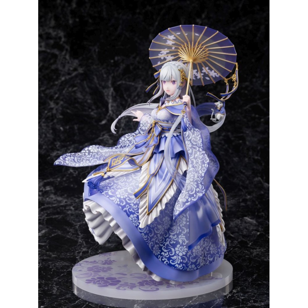 RE:ZERO START LIFE ANOTHER WORLD EMILIA HANFU VER STATUA FIGURE FURYU