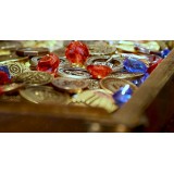 VAMPIRE 24 METAL COINS SET MONETE VAMPIRESCHE DRAWLAB ENTERTAINMENT