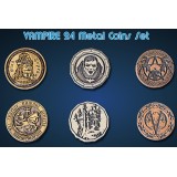 DRAWLAB ENTERTAINMENT VAMPIRE 24 METAL COINS SET