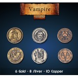 DRAWLAB ENTERTAINMENT VAMPIRE 24 METAL COINS SET