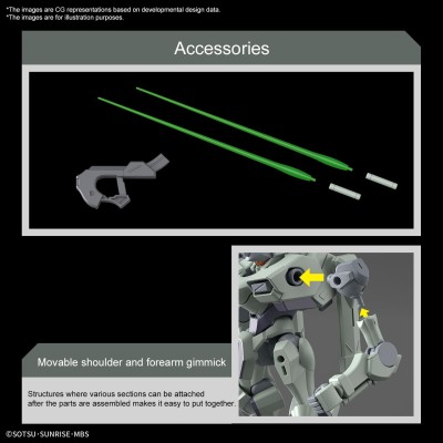 BANDAI HG ZOWORT 1/144 MODEL KIT ACTION FIGURE