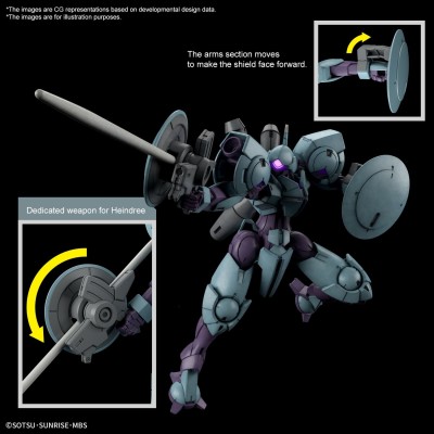 BANDAI HG HEINDREE 1/144 MODEL KIT ACTION FIGURE