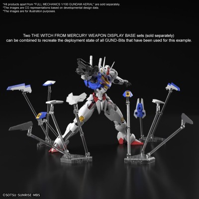 BANDAI FULL MECHANICS GUNDAM AERIAL THE WITCH FROM MERCURY 1/100 MODEL KIT ACTION FIGURE