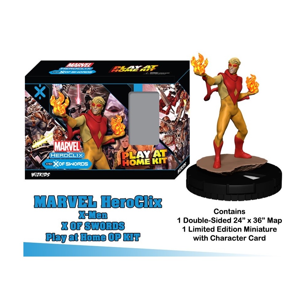 MARVEL HEROCLIX X-MEN X OF SWORDS PLAY AT HOME KIT WIZKIDS