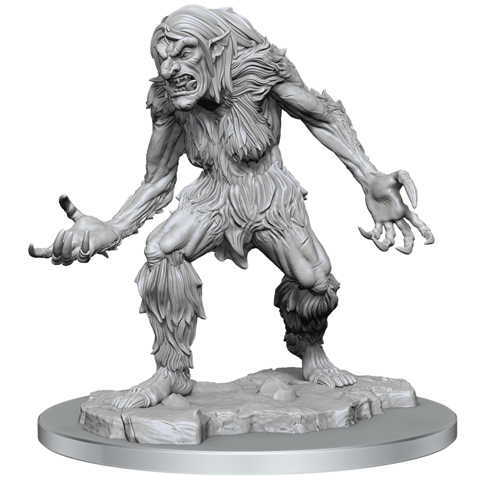 DUNGEONS AND DRAGONS NOLZUR'S ICE TROLL XL PAINT KIT MINIATURE WIZKIDS