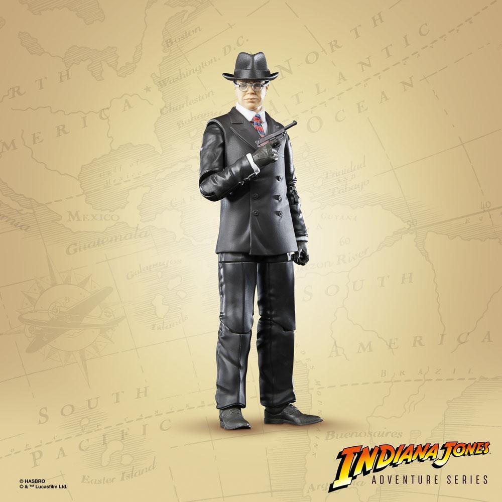 INDIANA JONES I PREDATORI DELL'ARCA PERDUTA MAJOR ARNOLD TOHT ACTION FIGURE HASBRO