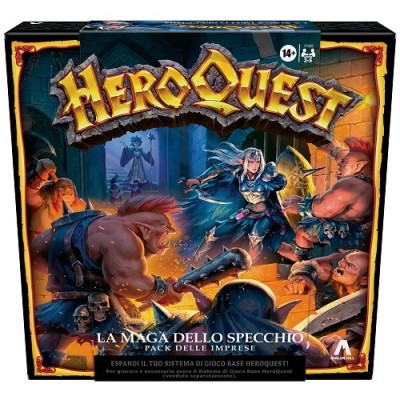 HASBRO HEROQUEST ESPANSIONE LA MAGA DELLO SPECCHIO BOARDGAME GIOCO DA TAVOLO IN ITALIANO