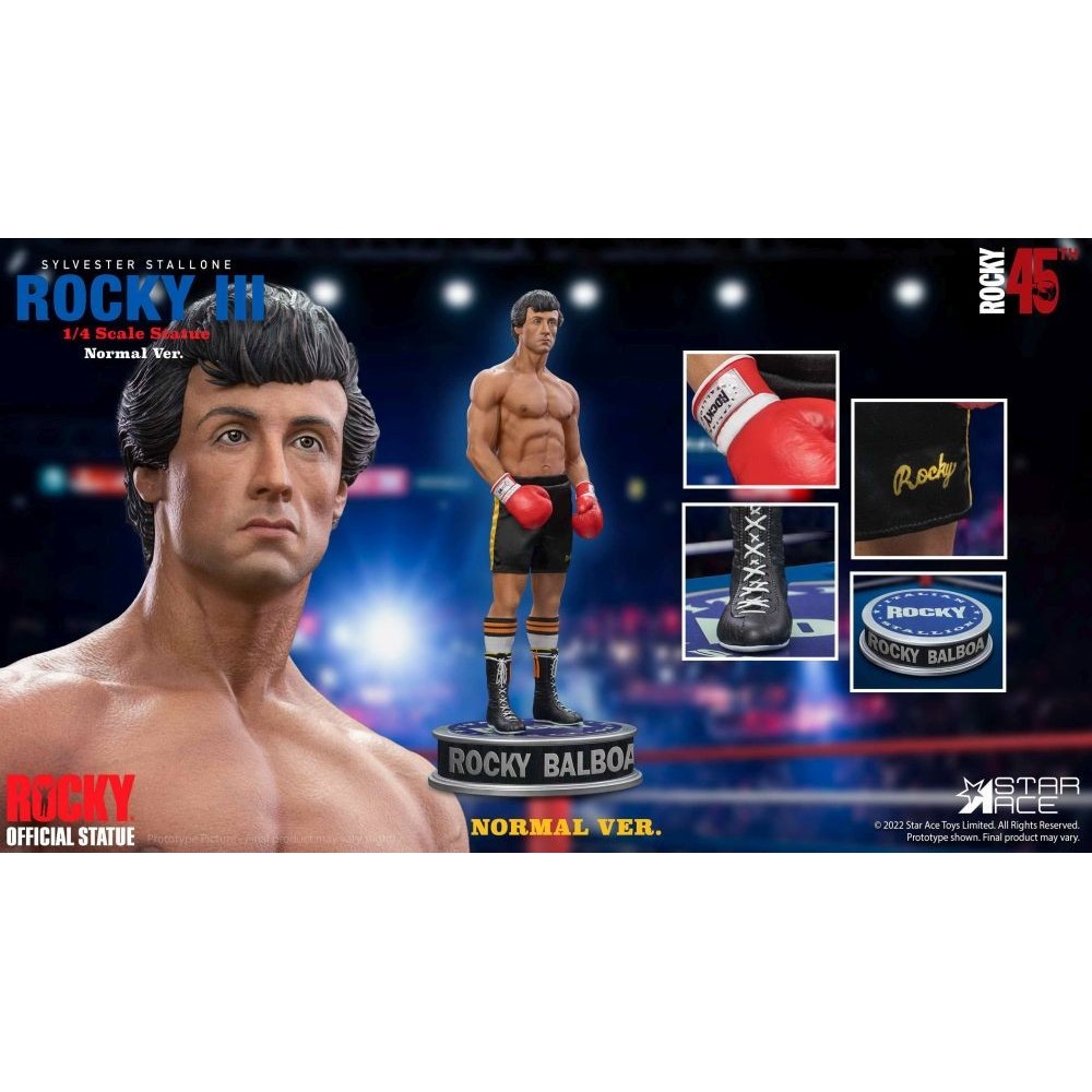 ROCKY 3 SYLVESTER STALLONE ROCKY BALBOA NORMAL VER. STATUA FIGURE STAR ACE