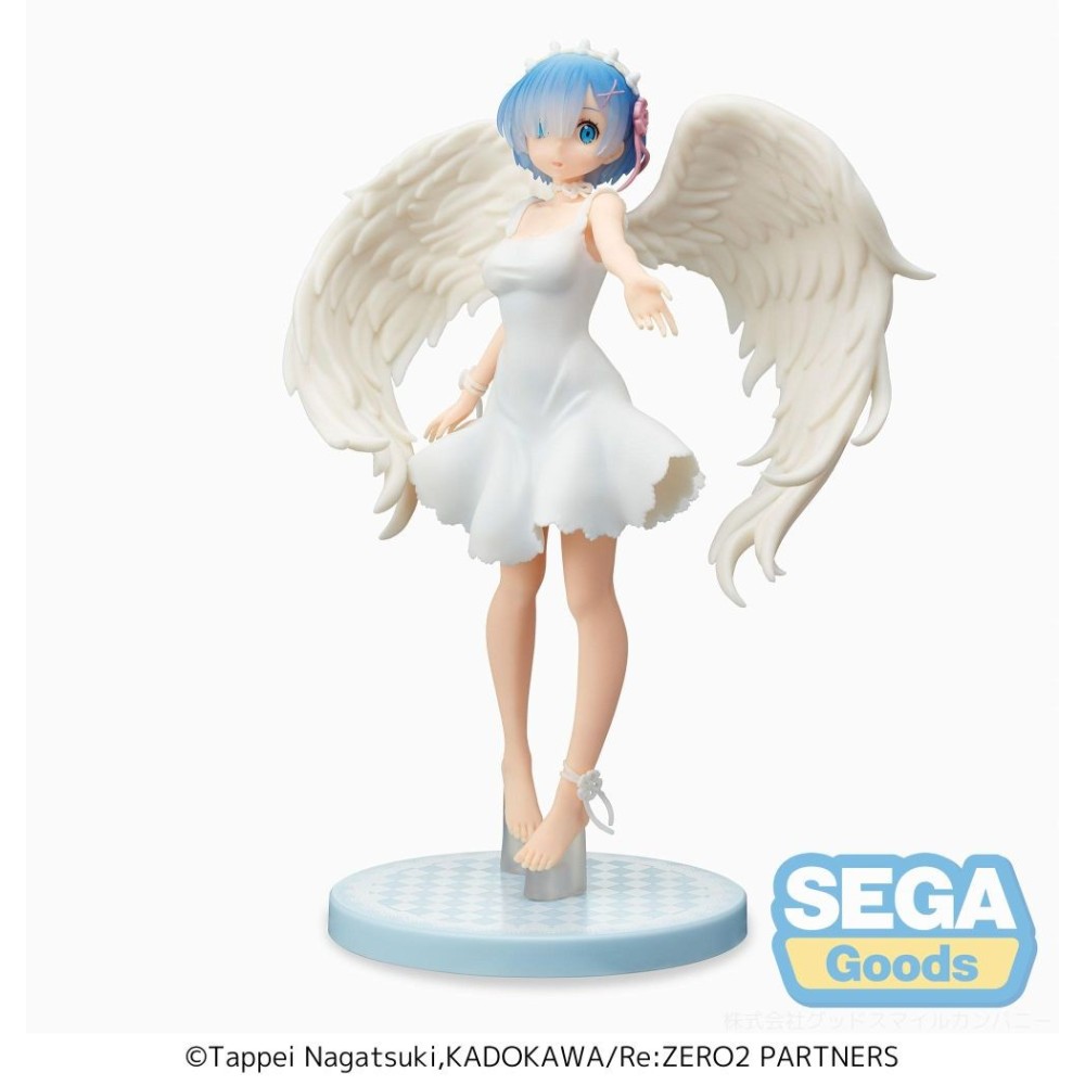 RE:ZERO REM DEMON ANGEL SPM STATUA FIGURE SEGA GOODS