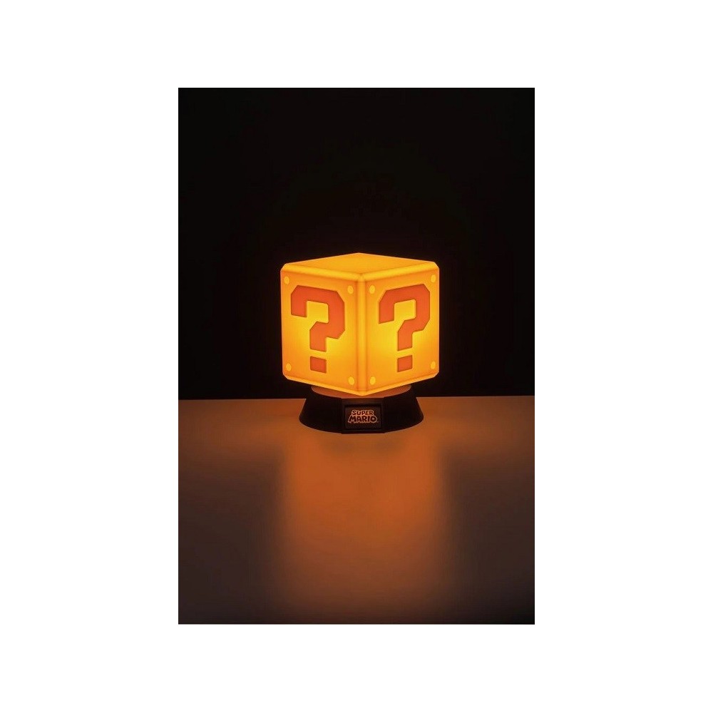 SUPER MARIO QUESTION BLOCK LIGHT LAMPADA PALADONE PRODUCTS