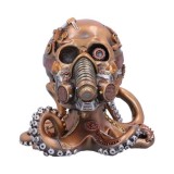 OCTO RESPIRAT BRONZE STEAMPUNK SKULL STATUA NEMESIS NOW