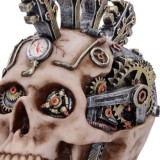 NEMESIS NOW STRIKE A CHORD STEAMPUNK SKULL STATUE
