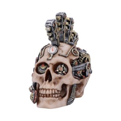 NEMESIS NOW STRIKE A CHORD STEAMPUNK SKULL STATUE