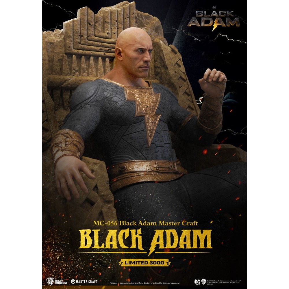 BEAST KINGDOM BLACK ADAM MOVIE 38CM MASTER CRAFT STATUE FIGURE