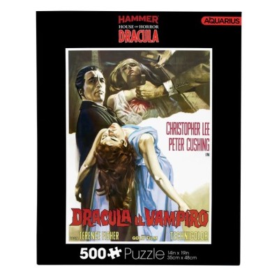 HAMMER DRACULA IL VAMPIRO 500 PCS PUZZLE 50X35CM AQUARIUS ENT