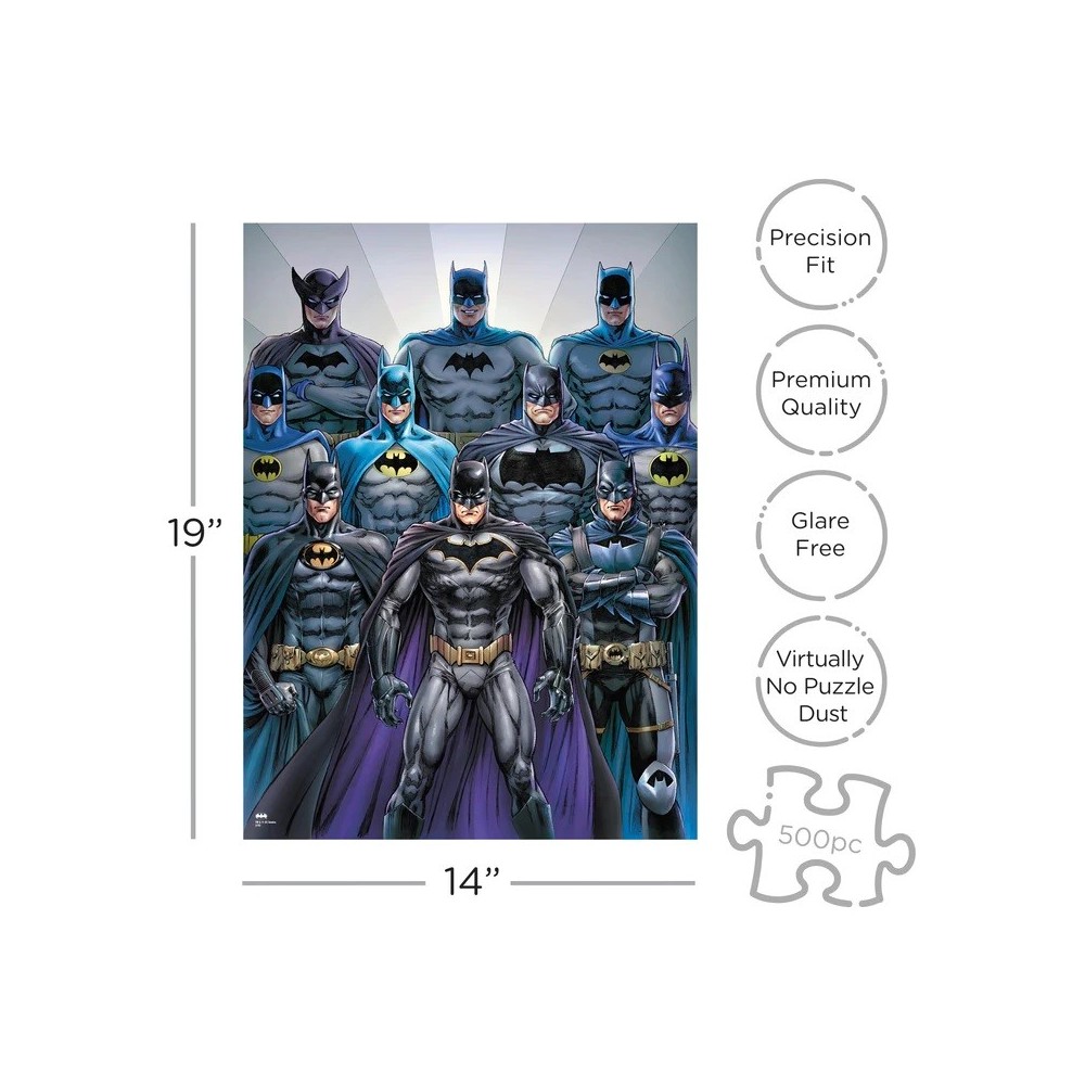 AQUARIUS ENT DC COMICS BATMAN SUITS 500 PCS PUZZLE JIGSAW 50X35CM