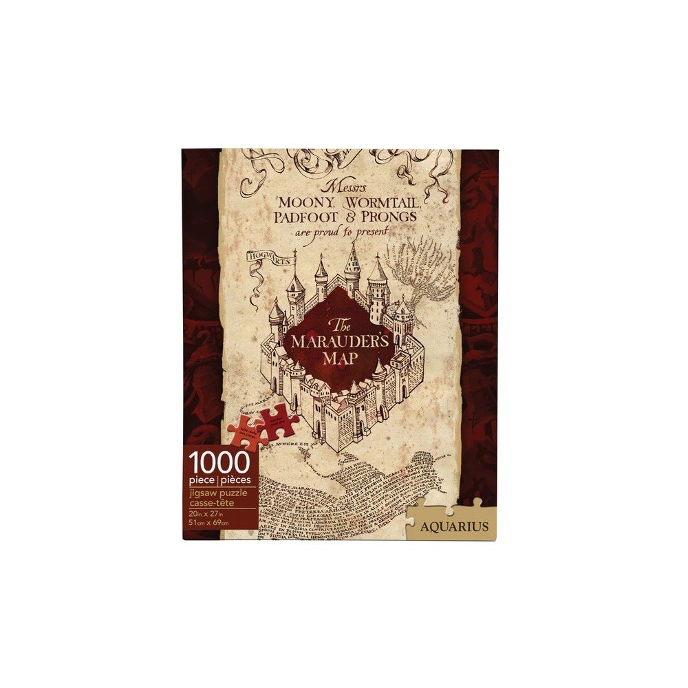 HARRY POTTER THE MARAUDER'S MAP 1000 PCS PUZZLE 51X69CM AQUARIUS ENT