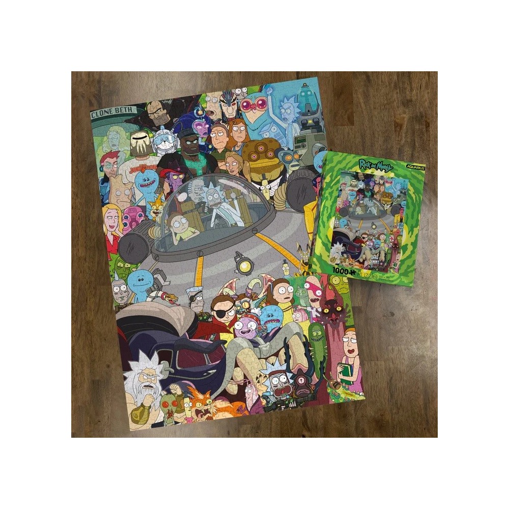 AQUARIUS ENT RICK AND MORTY 1000 PCS PUZZLE JIGSAW 51X71CM