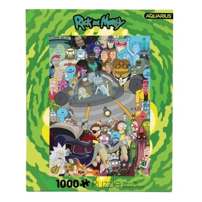 AQUARIUS ENT RICK AND MORTY 1000 PCS PUZZLE JIGSAW 51X71CM