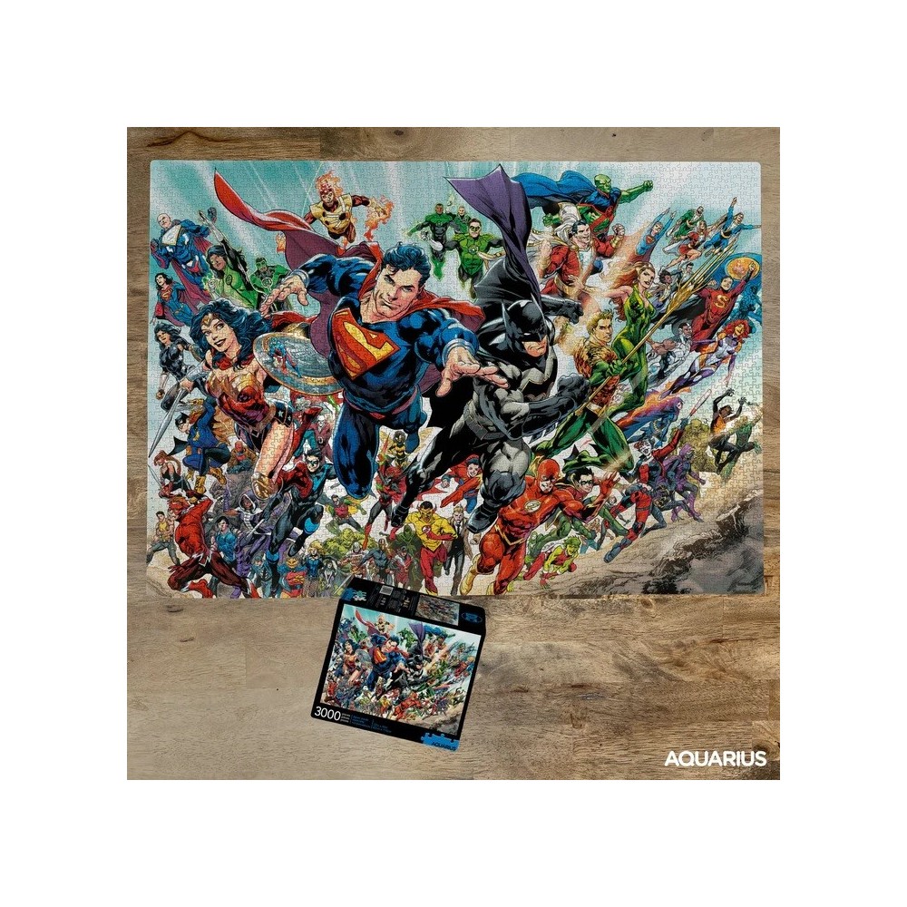 AQUARIUS ENT DC COMICS SUPERHEROES 3000 PCS JIGSAW PUZZLE 80X112CM