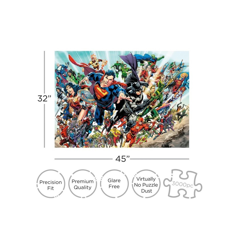 AQUARIUS ENT DC COMICS SUPERHEROES 3000 PCS JIGSAW PUZZLE 80X112CM