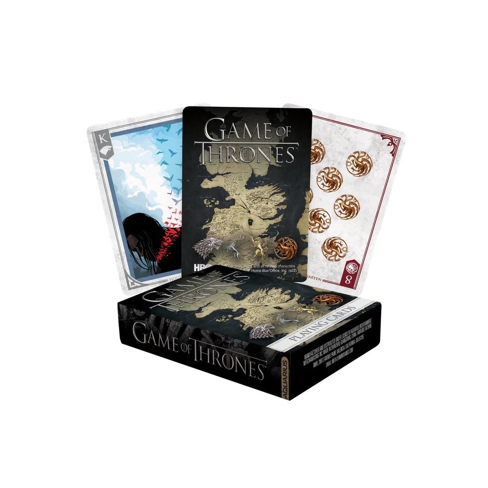 AQUARIUS ENT GAME OF THRONES POKER PLAYING CARDS