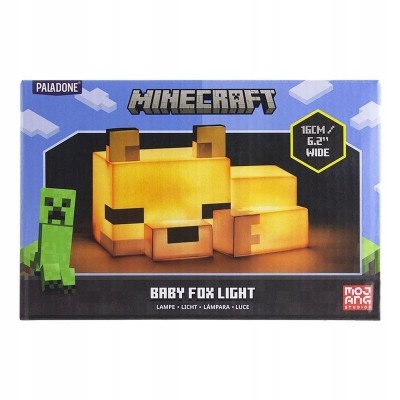MINECRAFT 3D LAMP VOLPE LAMPADA PALADONE PRODUCTS