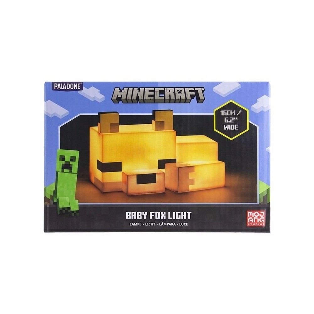 MINECRAFT 3D LAMP VOLPE LAMPADA PALADONE PRODUCTS