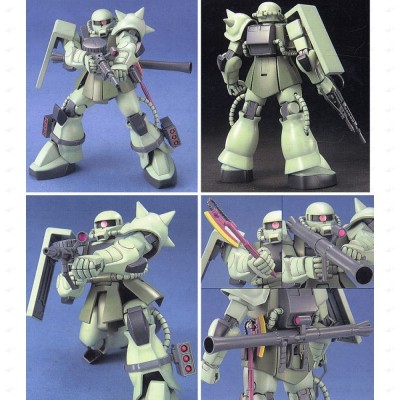 HIGH GRADE HGUC MS-06 ZAKU II MASS PRODUCTION TYPE 1/144 MODEL KIT BANDAI