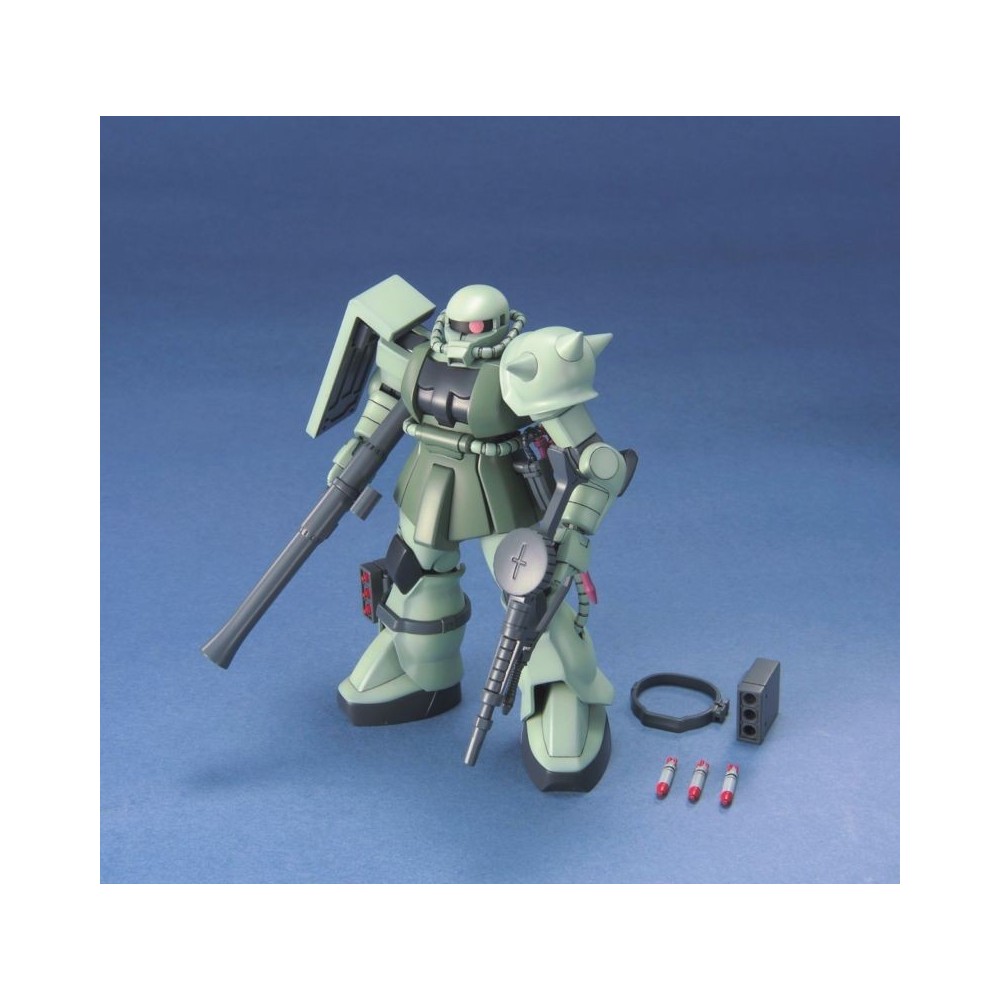 HIGH GRADE HGUC MS-06 ZAKU II MASS PRODUCTION TYPE 1/144 MODEL KIT BANDAI