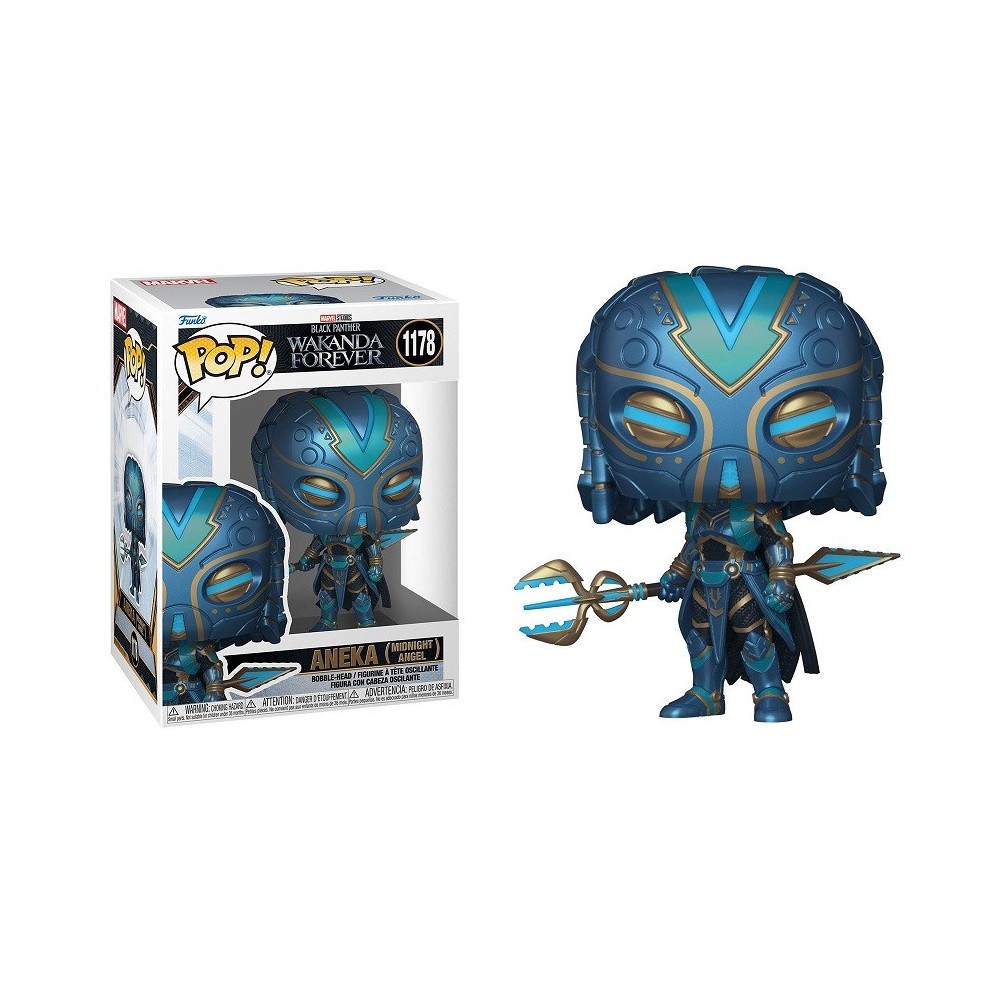 FUNKO POP! BLACK PANTHER WAKANDA FOREVER ANEKA BOBBLE HEAD KNOCKER FIGURE FUNKO
