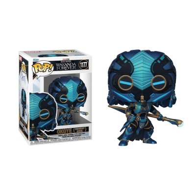 FUNKO POP! BLACK PANTHER WAKANDA FOREVER OKOYE BOBBLE HEAD KNOCKER FIGURE FUNKO
