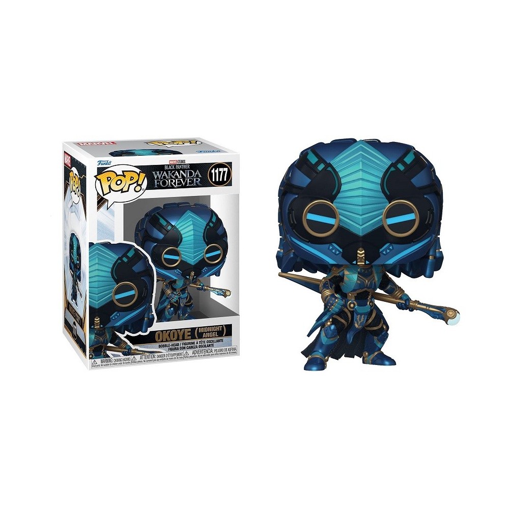 FUNKO POP! BLACK PANTHER WAKANDA FOREVER OKOYE BOBBLE HEAD KNOCKER FIGURE FUNKO