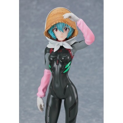 GOOD SMILE COMPANY REBUILD OF EVANGELION REI AYANAMI FARMING VER. POP UP PARADE STATUE FIGURE
