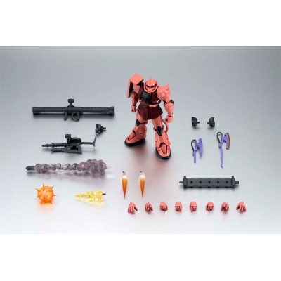 THE ROBOT SPIRITS - ZAKU II CHAR'S CUSTOM ANIME VER GUNDAM ACTION FIGURE BANDAI