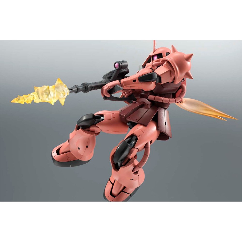 THE ROBOT SPIRITS - ZAKU II CHAR'S CUSTOM ANIME VER GUNDAM ACTION FIGURE BANDAI