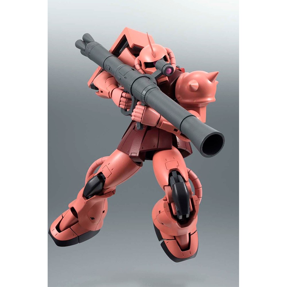 THE ROBOT SPIRITS - ZAKU II CHAR'S CUSTOM ANIME VER GUNDAM ACTION FIGURE BANDAI