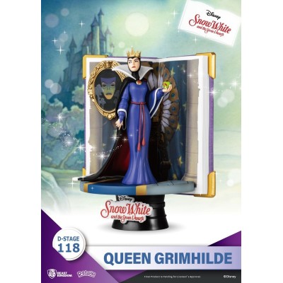 BEAST KINGDOM D-STAGE STORY BOOK SNOW WHITE AND THE SEVEN DWARFS QUEEN GRIMHILDE STATUE FIGURE DIORAMA