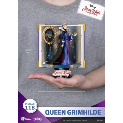 BEAST KINGDOM D-STAGE STORY BOOK SNOW WHITE AND THE SEVEN DWARFS QUEEN GRIMHILDE STATUE FIGURE DIORAMA