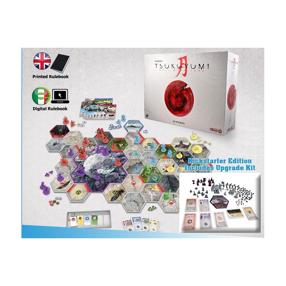 TSUKUYUMI FULL MOON DOWN KICKSTARTER EDITION GIOCO DA TAVOLO DO NOT PANIC GAMES