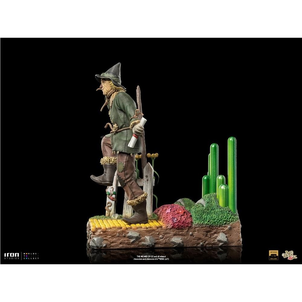 IL MAGO DI OZ SCARECROW 1/10 ART SCALE DELUXE STATUA FIGURE IRON STUDIOS