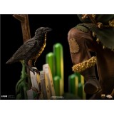 IL MAGO DI OZ SCARECROW 1/10 ART SCALE DELUXE STATUA FIGURE IRON STUDIOS