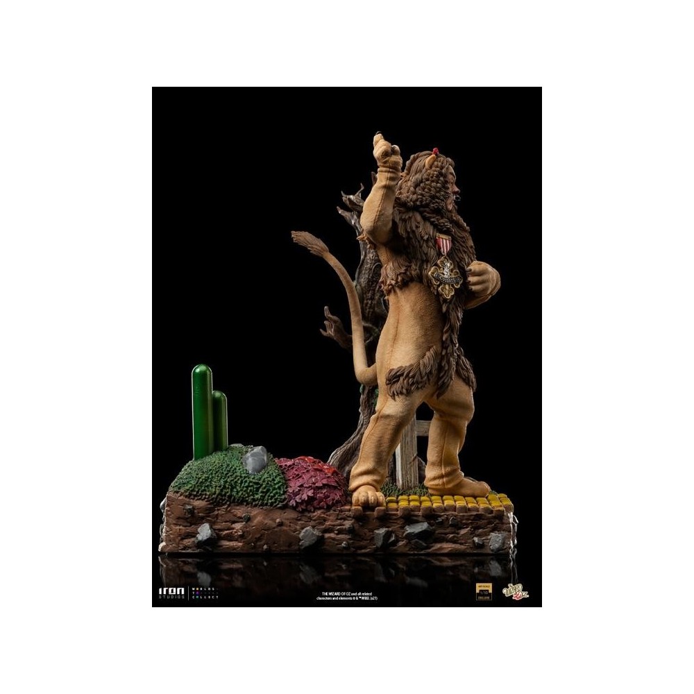 IL MAGO DI OZ THE COWARDLY LION 1/10 ART SCALE DELUXE STATUA FIGURE IRON STUDIOS