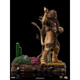 IL MAGO DI OZ THE COWARDLY LION 1/10 ART SCALE DELUXE STATUA FIGURE IRON STUDIOS